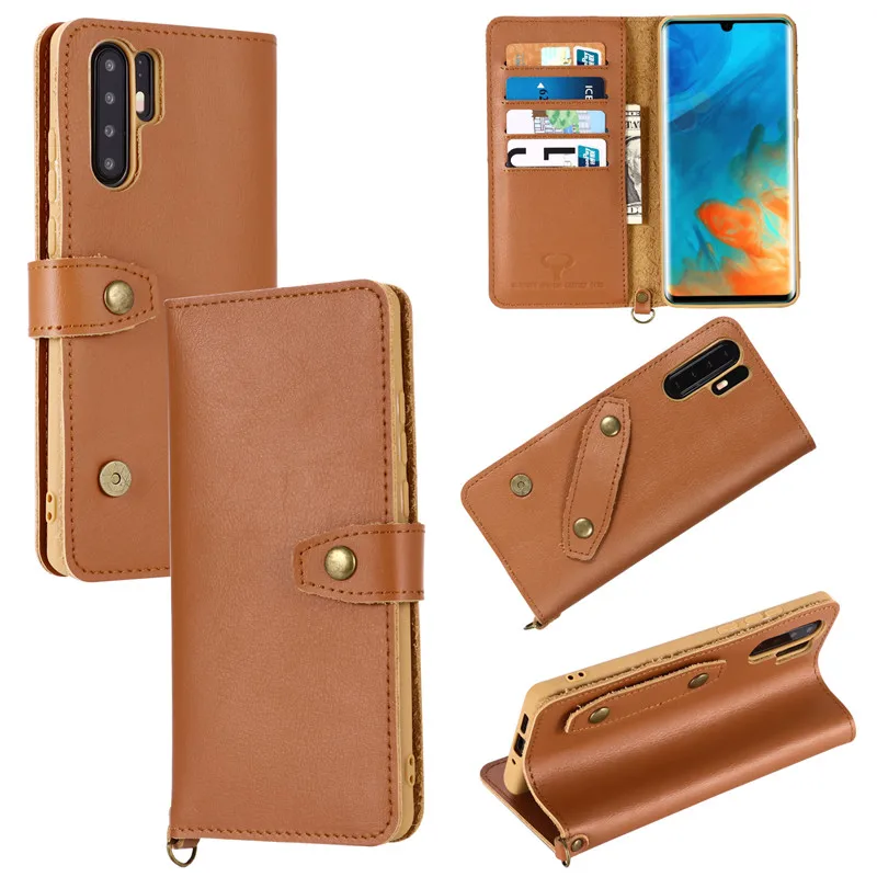 Чехол p30 для huawei P30 lite pro Nova 4e P30lite P30pro кожаный чехол откидной телефона кошелек