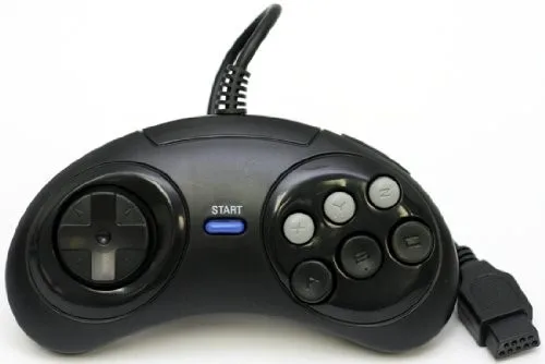 Новый проводной контроллер с 6 цифровыми кнопками для Sega Mega Drive Megadrive геймпад