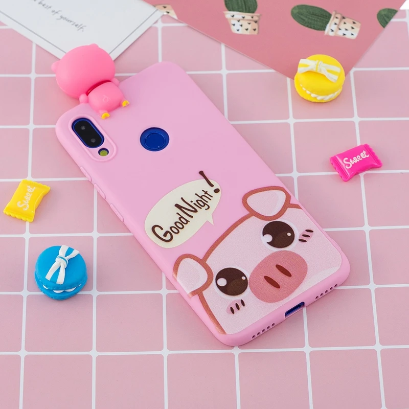 Чехол для Xiaomi Redmi 7 чехол мягкий из ТПУ с 3D рисунком панды единорога Redmi7 Etui |