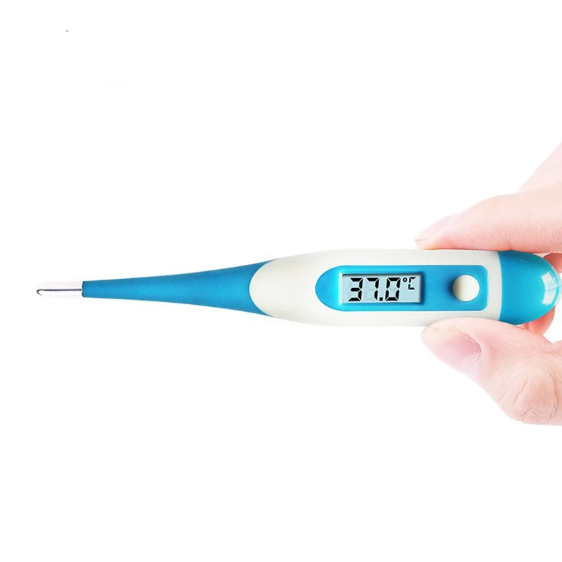 Pen Shape Soft Head Digital LCD Heating Tools Detect Baby Child Adult Body Temperature Measurement