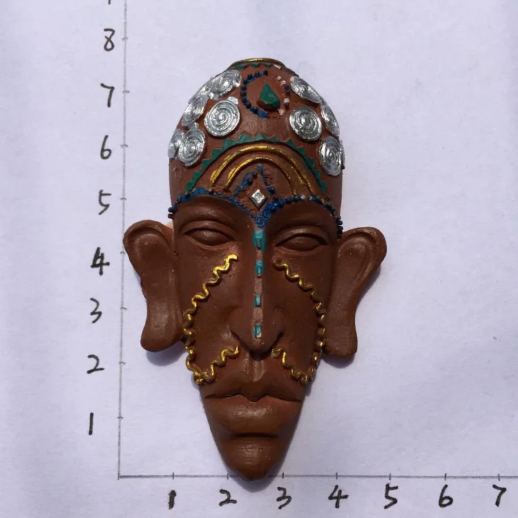 Горячая Распродажа индонезийский маски 3D смоляной магнитыдля холодильника