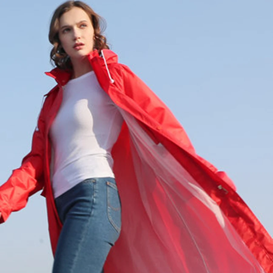 Мужской водонепроницаемый дождевик пончо для походов женский модный 50YY0010|Плащи|