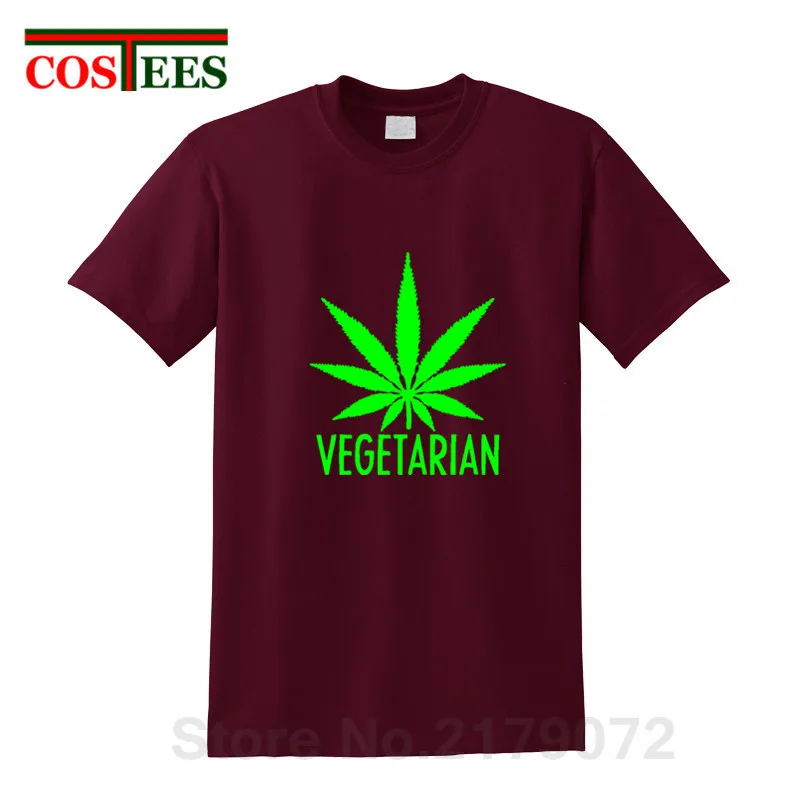Стильные летние новые футболки Cannabi Вегетарианская Повседневная Свободная Мужская футболка с коротким рукавом Swag одежда для тренировок хипстерские футболки