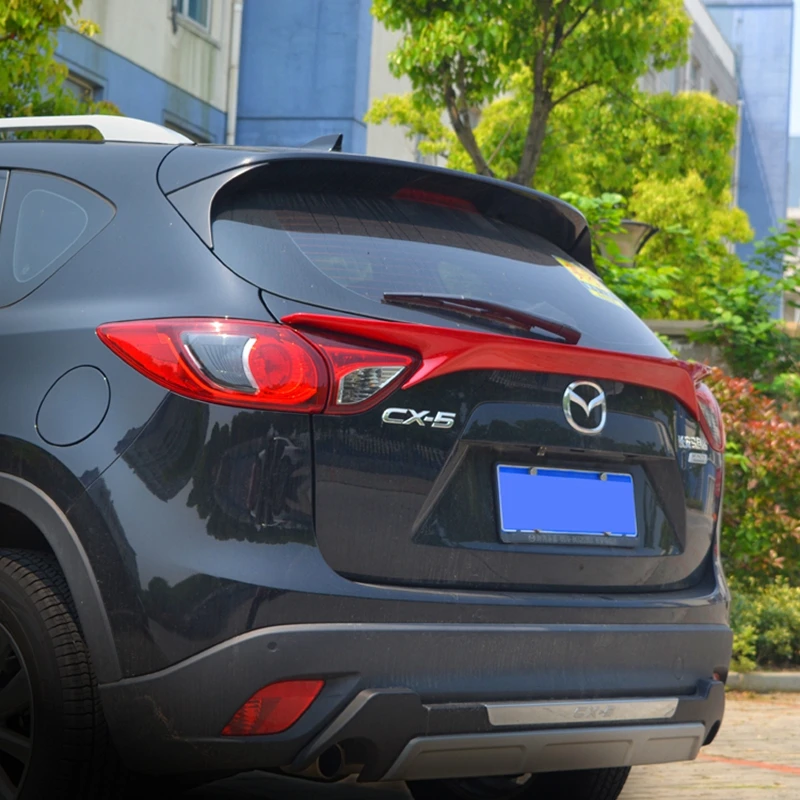 

Car Accessories ABS Plastic Unpainted Primer Color Rear Spoiler Trunk Boot Lip Cover For Mazda CX-5 CX5 2012 2013 2014 2015 2016