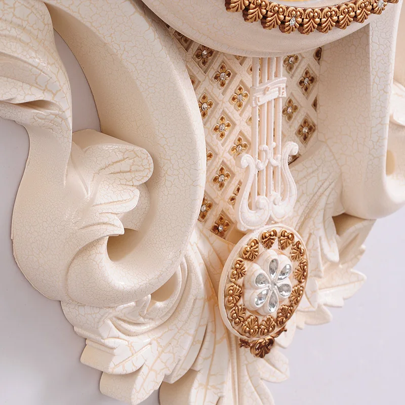 Винтажные настенные часы для гостиной ювелирные с маятником креативное