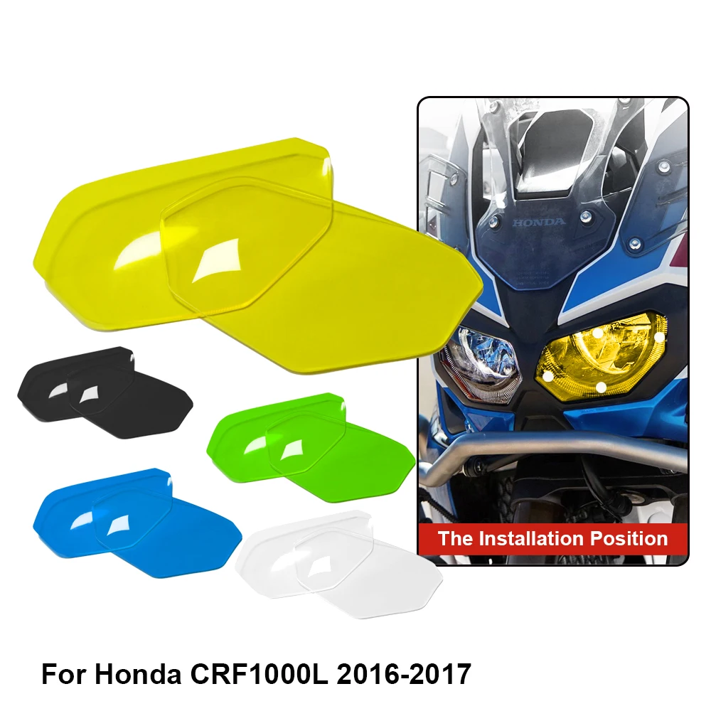 

crf 1000l Motorcycle Headlight Screen Cover Protection Shield Guard Lens For Africa Twin Honda CRF1000L CRF 1000L 2016 2017