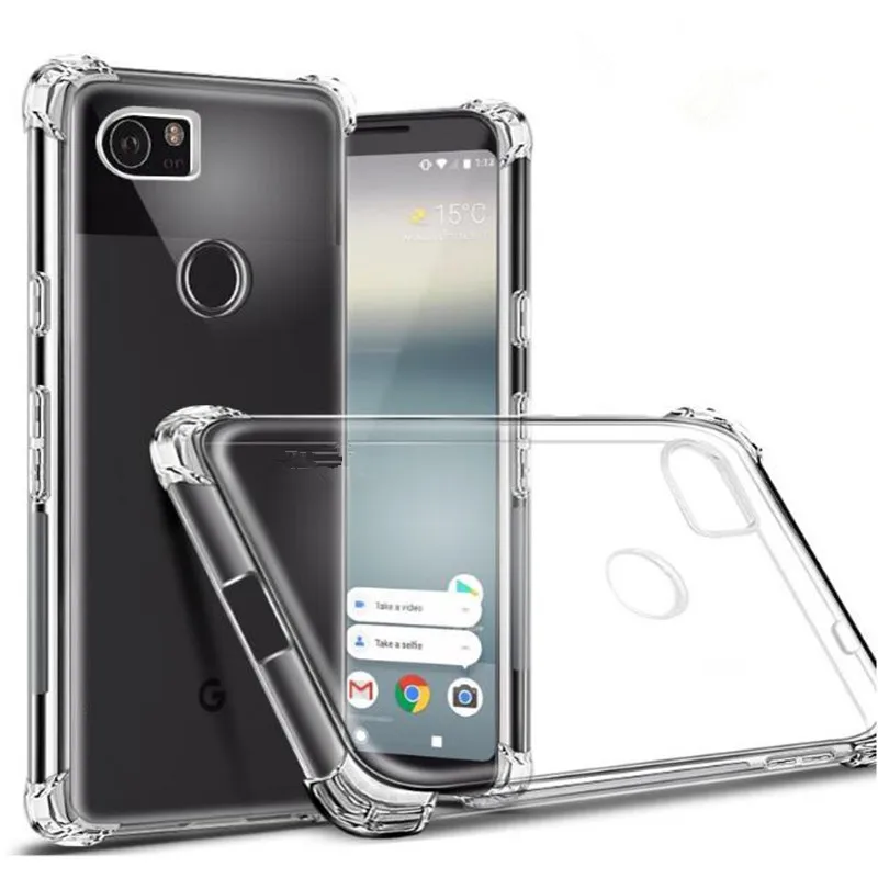 Чехол для телефона из ТПУ с воздушной подушкой прозрачный Кристальный чехол