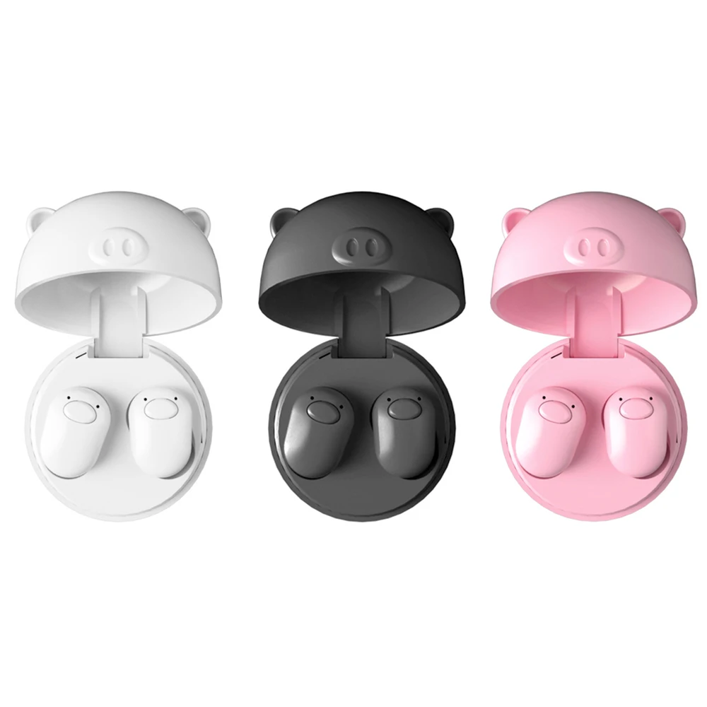 Мини TWS Cute Pig беспроводные audifonos para celular Bluetooth kulakllik наушники игровая гарнитура