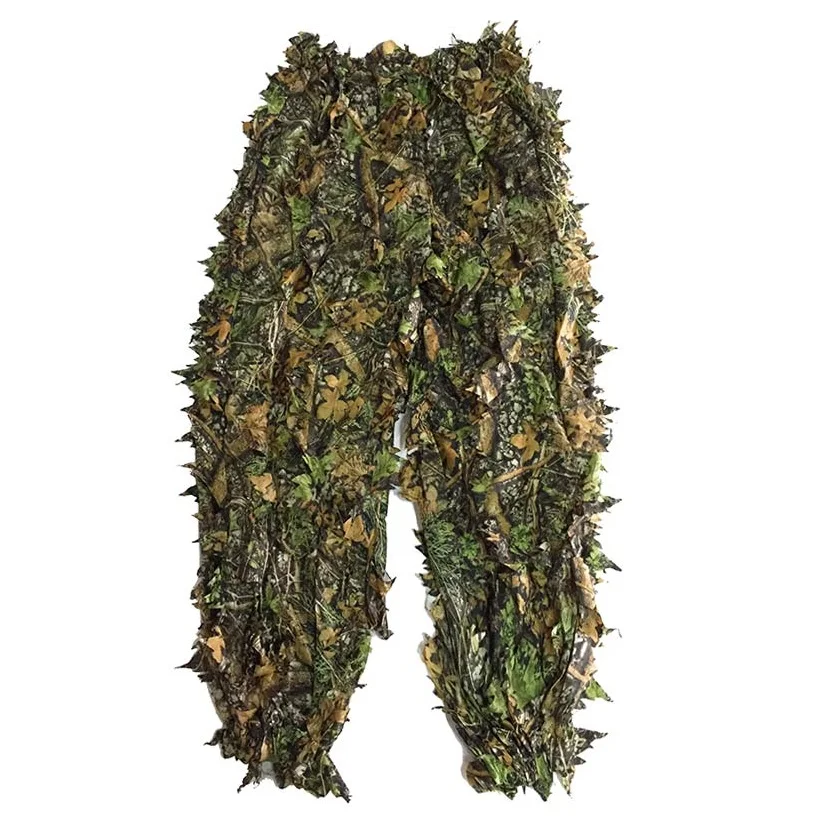 CS 3D лист Yowie Снайпер Ghillie костюм + джунгли Кепка камуфляжные перчатки легкая