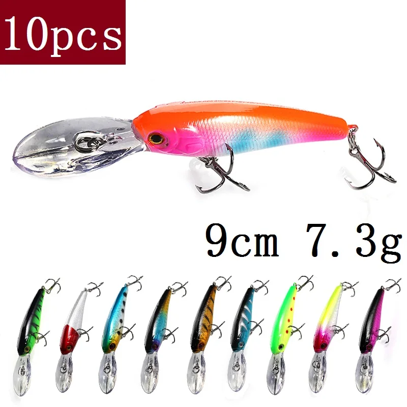 

TUYA Cranks Minnow Wobblers Fishing Lure Set Wobbler Trolling Crankbait Hard Lure Artificial Bait Fishing Pike Bass