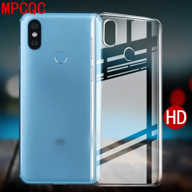 MPCQC Прозрачные Crystal Clear кремния задняя крышка чехол для телефона Xiaomi mi 8 Lite A2 x 2 S 3 6X
