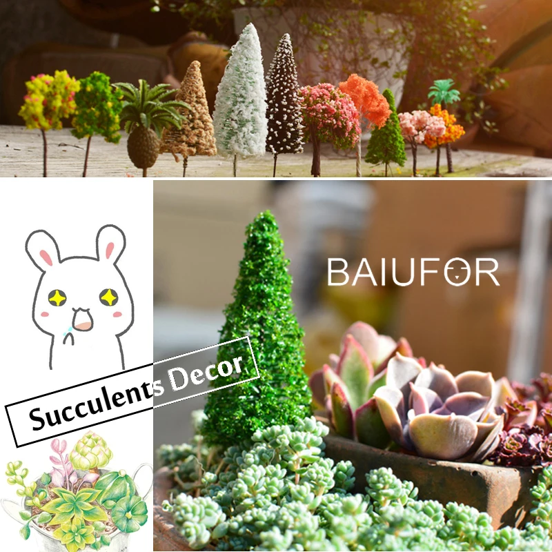 BAIUFOR мини фруктовое дерево Medel миниатюрный декор для кукольного дома Фея Сад