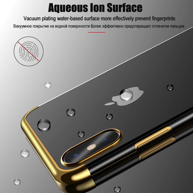LuckGuard для iphone 7 8 7/8 плюс ультра тонкий мягкий силиконовый покрытие прозрачный ТПУ