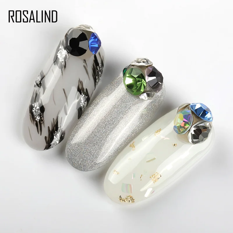 ROSALIND лак для ногтей гель приклеивания страз смешанный цвет 1 шт. украшения Стразы