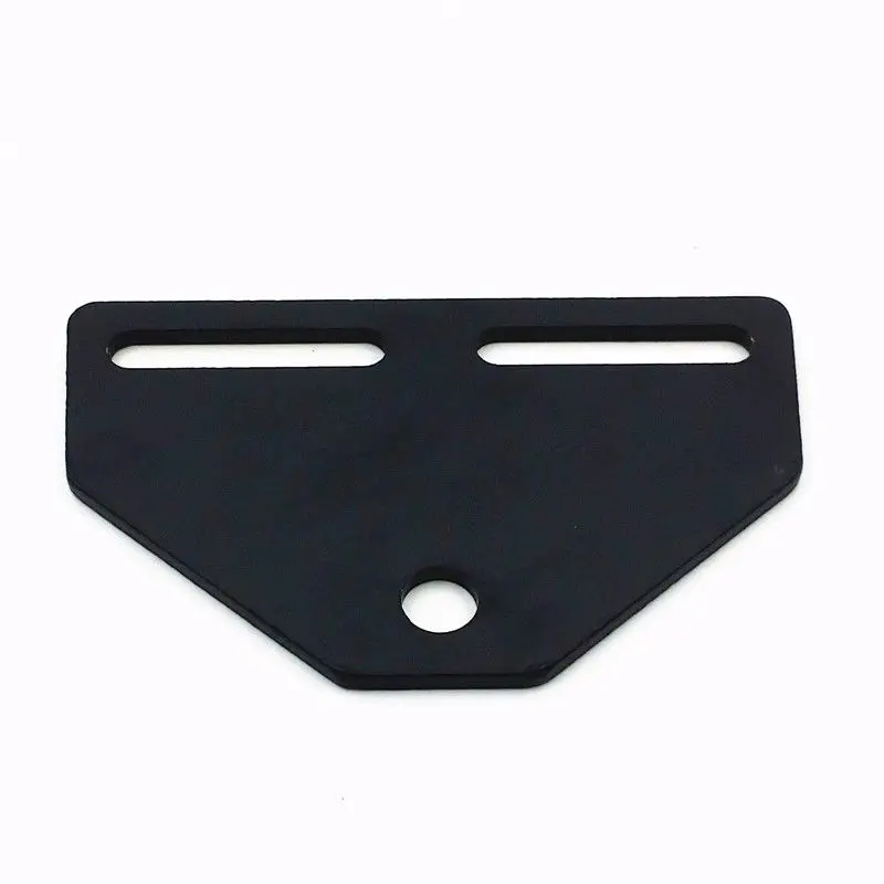Black Motorbike Bottom Mount Headlight Bracket Adapter Cruiser Chopper Touring |