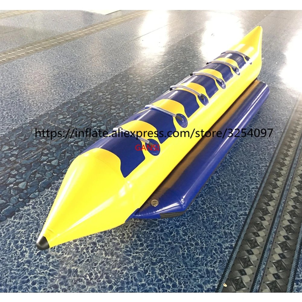 5 4x1 2 м надувная водная буксируемая Банановая лодка с одной трубкой летающая рыба