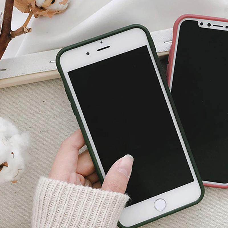 WOTP милый чехол для телефона карамельных цветов iphone X XS Max XR 6 6S 7 8 Plus в стиле ретро