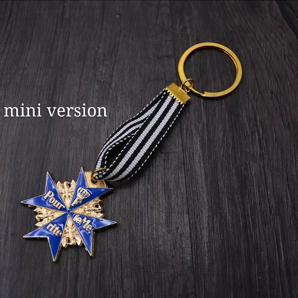 Мини WW1 Blue Max Pour Le Merite немецкая военная медаль Пруссии | Дом и сад