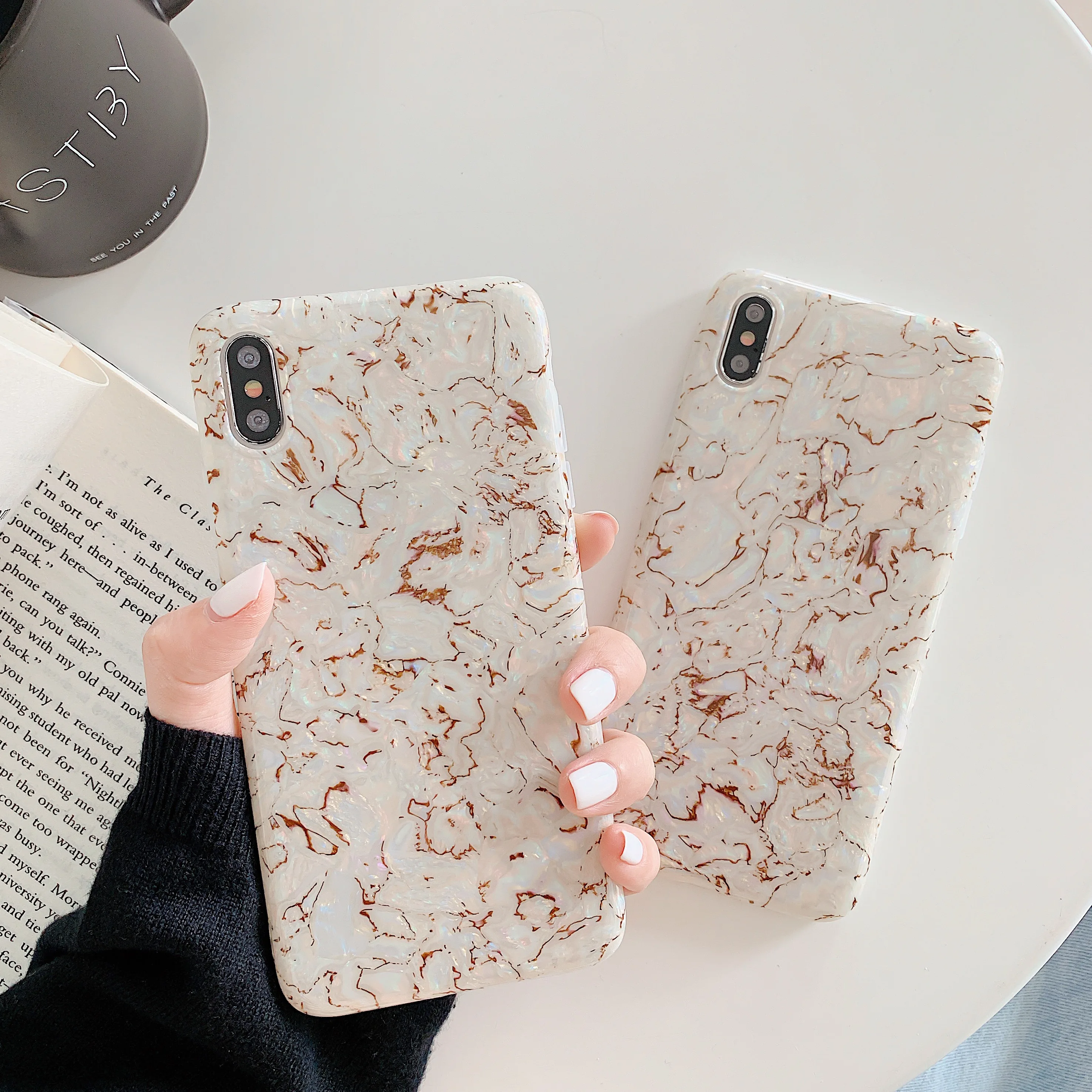 LOVECOM Dream Conch чехлы для iPhone 11 Pro Max XR XS Max 6 6S 7 8 Plus X мягкий IMD полный корпус фиолетовый телефон задняя крышка Coque подарки