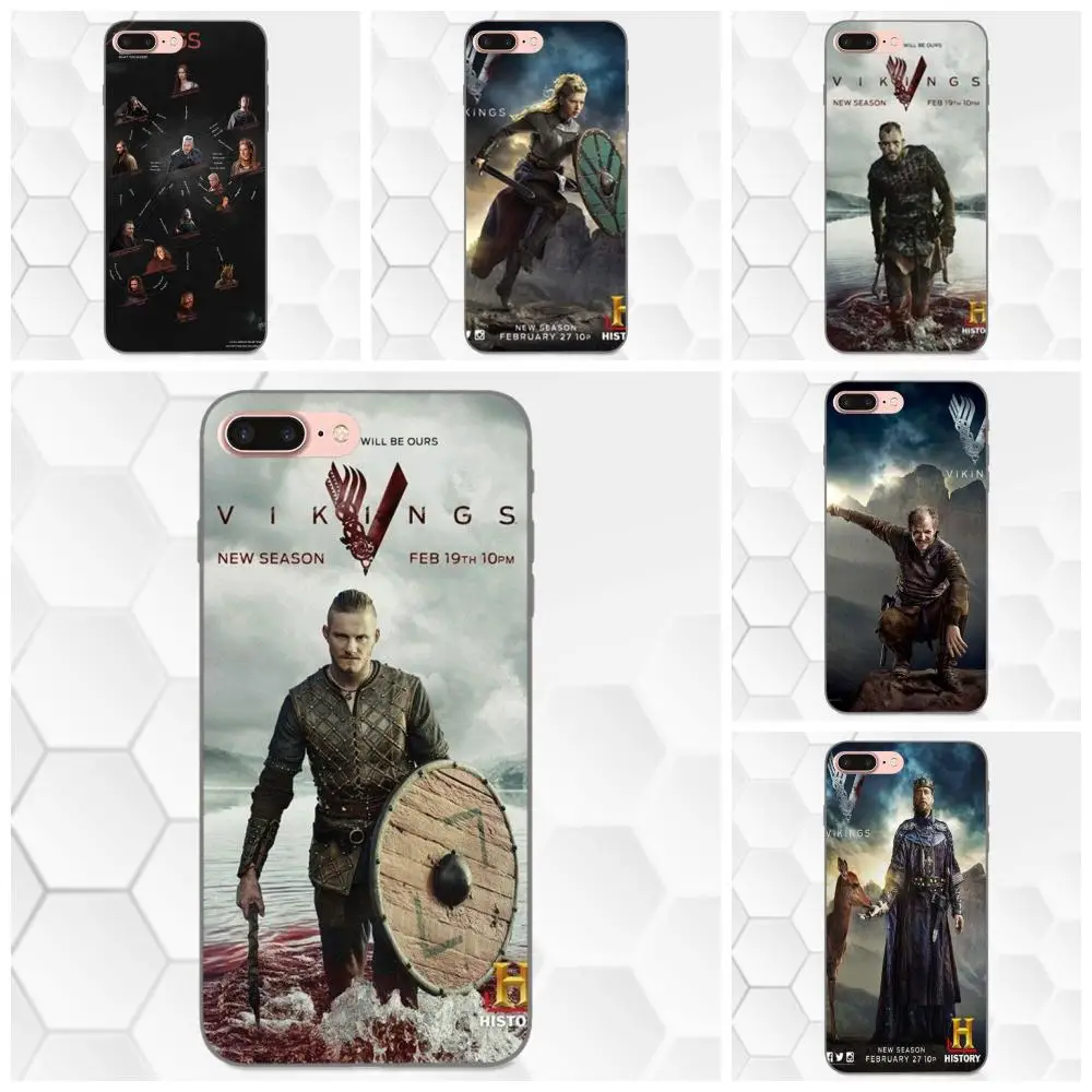 Мягкий пользовательский телефон тв Vikings Сезон 3 постер для Samsung Galaxy Note 4 8 9 S3 S4 S5 S6 S7