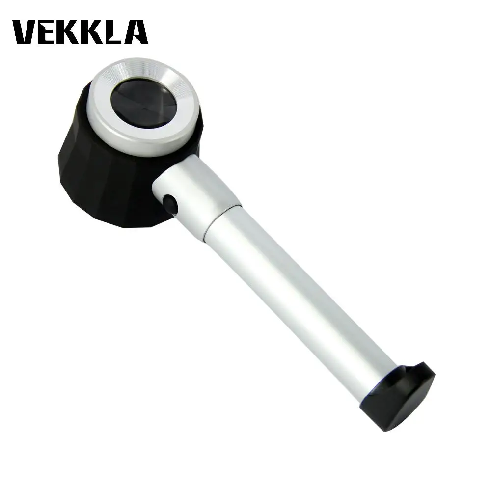 1 шт. лупа увеличительное стекло 10X светодиодный Ной подсветкой ручной ювелирный