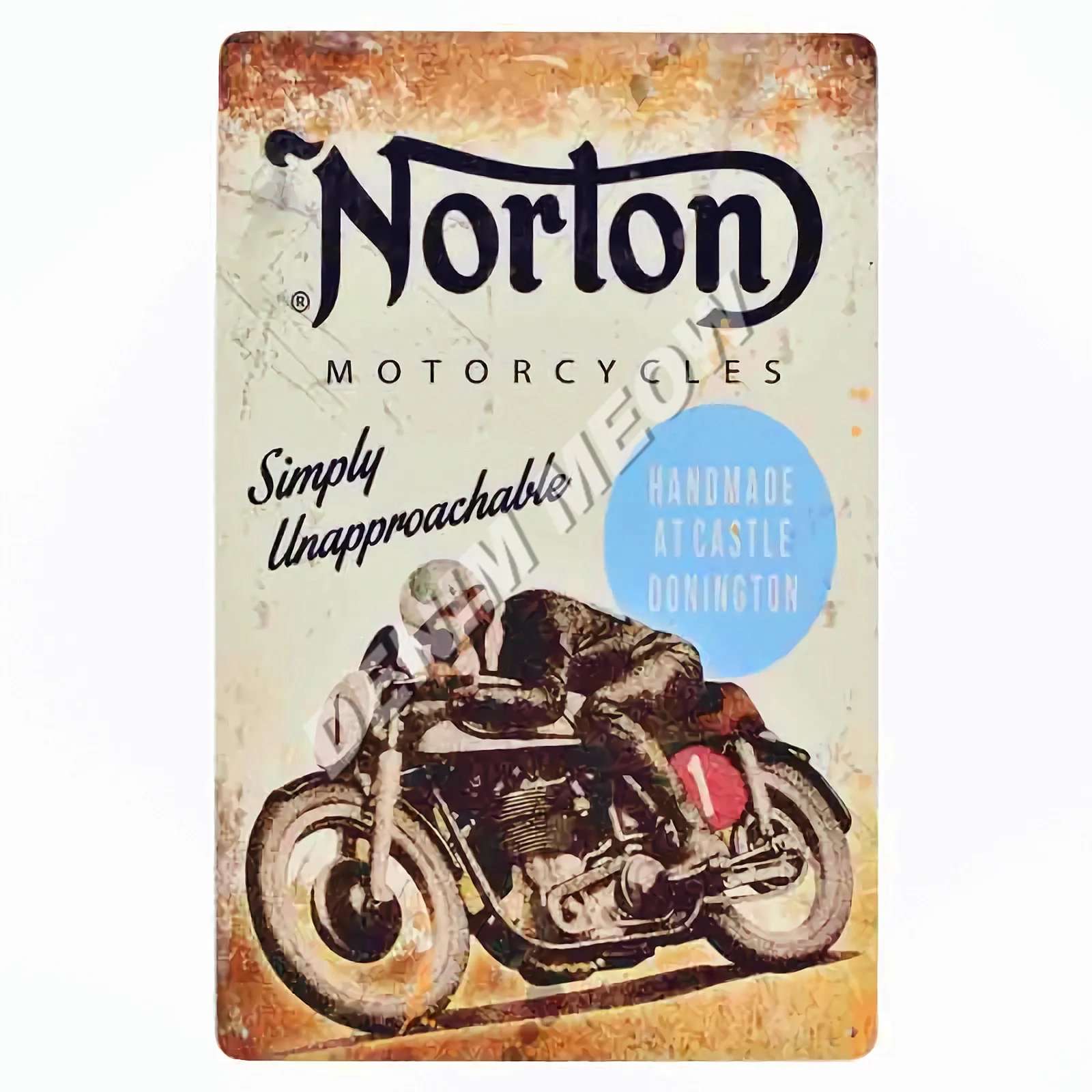 8 Ретро TT Isle of Man металлические знаки Norton мотоциклы гонки табличка Винтаж Искусство Живопись тарелки Паб Бар Гараж магазин домашний декор WY59 - Цвет: 8