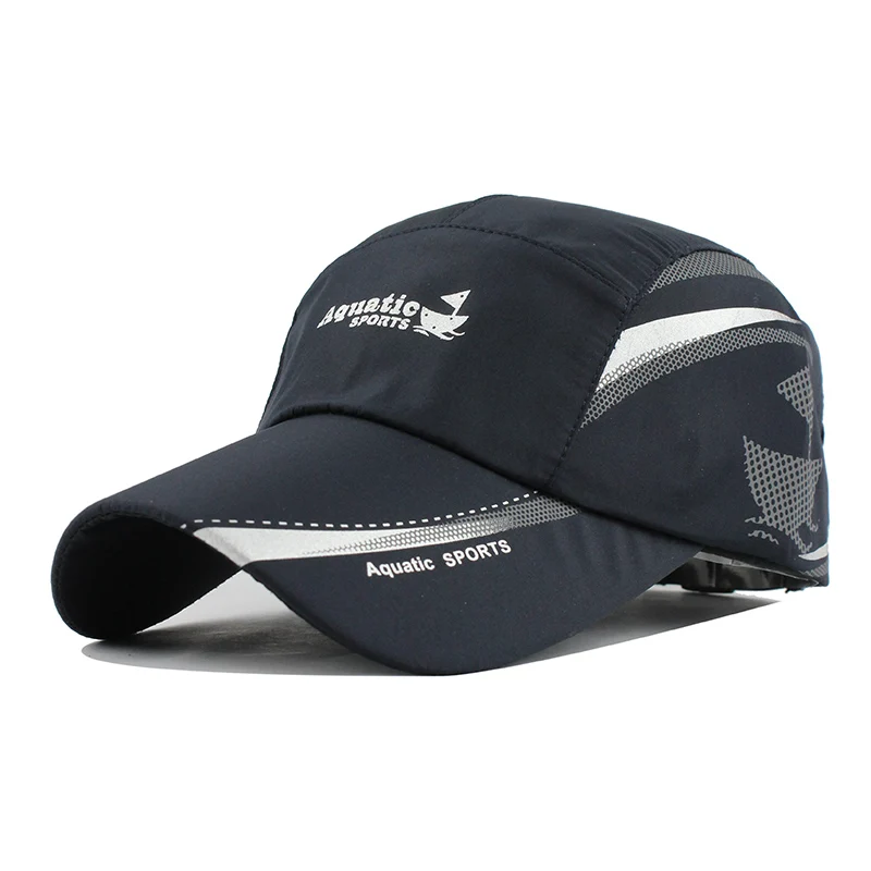 [FLB] унисекс бейсболки летние Snapback дышащие мотоциклетные женские облегающие быстросохнущие мужские wo мужские шляпы для кемпинга F231 - Цвет: F231 Sport Navy