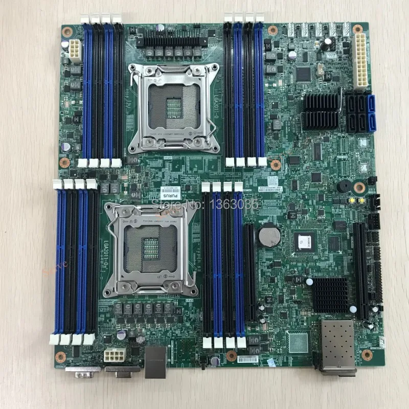 C602 Серверная материнская плата для Foxconn LGA 2011X79 поддержка ЦП серии E5-26 используется в хорошем состоянии протестированная Рабочая