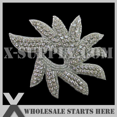 

DHL Free Shipping Iron On Rhinestone Appliques for Wedding Bridal Dress,Sash,Headband and Shoe