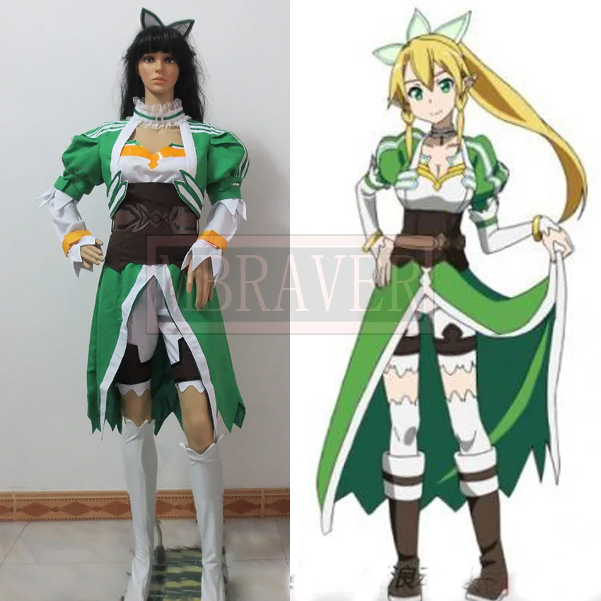 Аниме Фея Меч для танцев Art Online (SAO) Косплэй костюм Асуна Kirigaya полный комплект