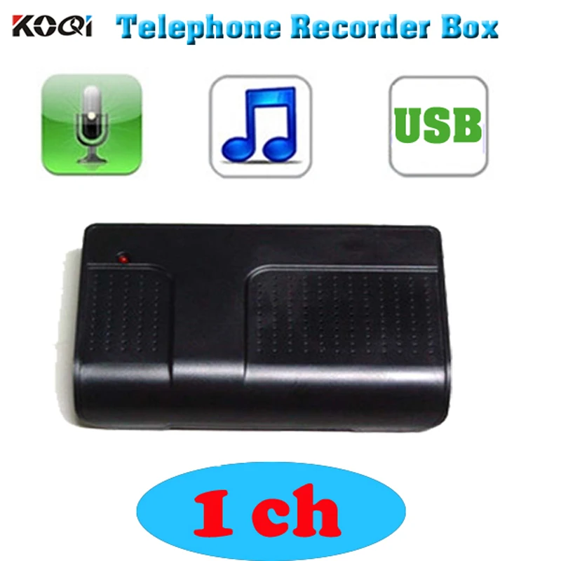 

DHL Free Shipping 1 CH USB Telephone Recorder / Phone Recorder