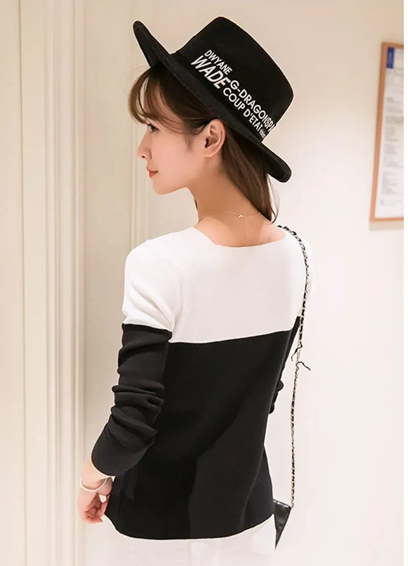 Осень зима свитер для женщин 2018 вязать высокие эластичные Топы корректирующие