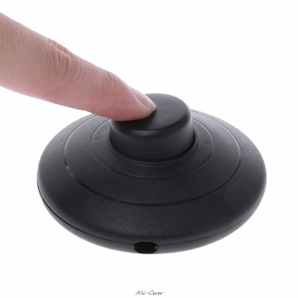 Кнопочный переключатель для ножной педали Встроенный светодиодный светильник