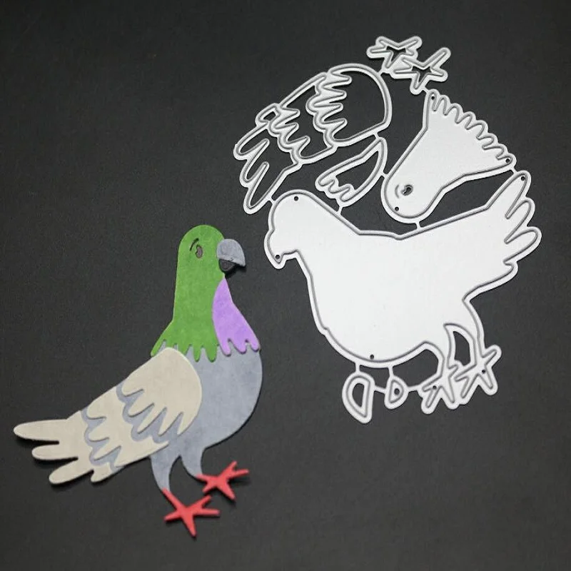 Pigeon резки металла умирает для DIY Скрапбукинг albulm фото штамп ремесло подарок сталь