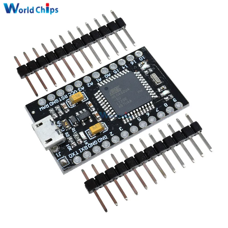 Плата контроллера Pro Micro ATmega32U4 Mega32U4 3 В 8 МГц модуль Usb для Arduino Nano с экраном