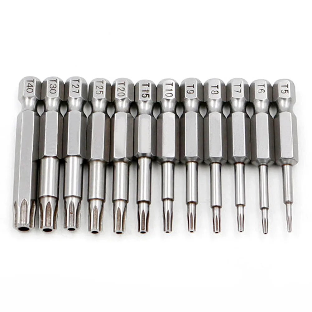 12 шт. Набор бит для отвертки 50 мм 6 35 мм|screwdriver bits set magnetic|torx screwdriver setscrewdriver bit |