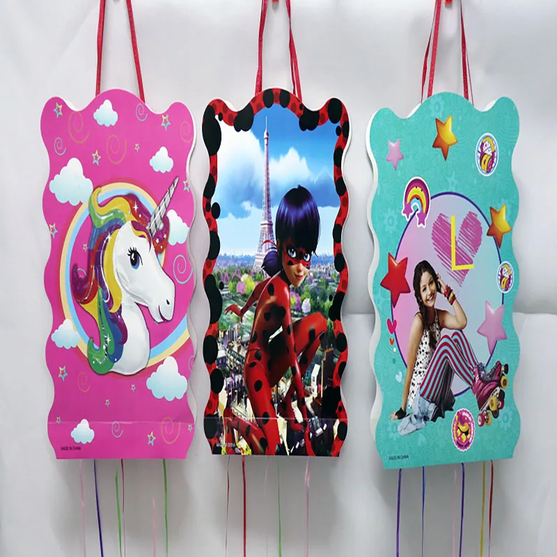 1 компл./лот новый дизайн pinata Единорог Божья коровка соевый Luna Baby Shower тема