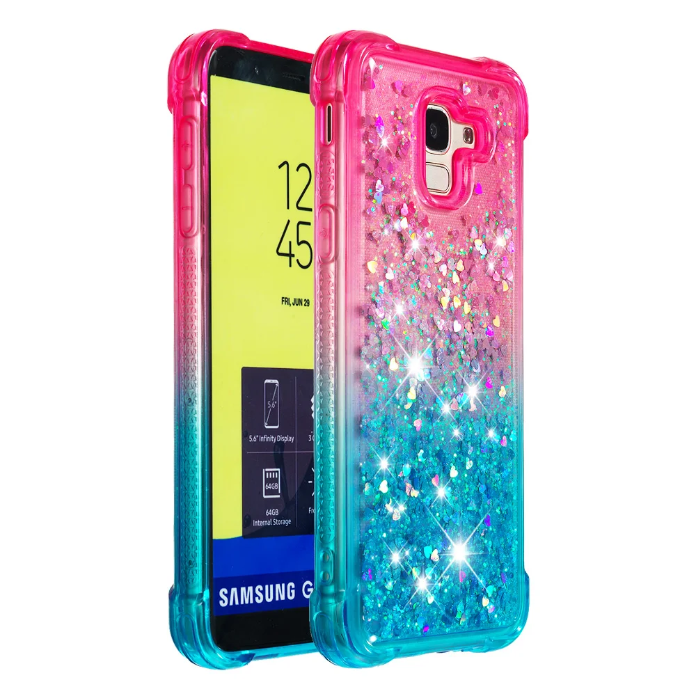Градиент зыбучие пески профилактики падает Чехлы для samsung Galaxy J6 2018 (Европейская