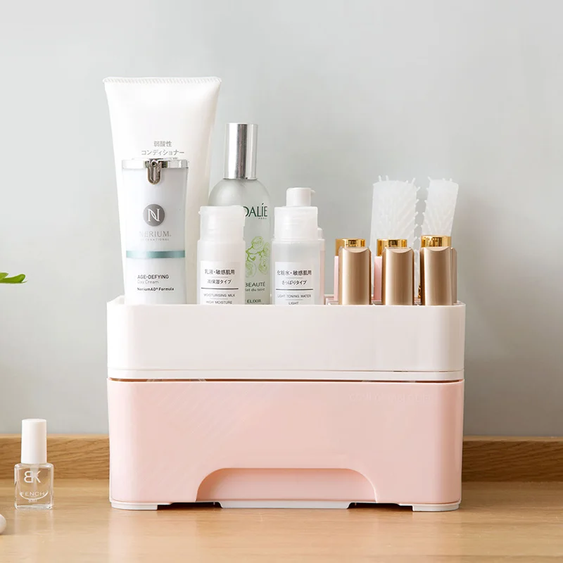 Съемный пластиковый органайзер для макияжа компактный ватные диски чехол