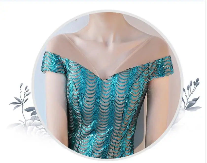 Vestido de festa longo ТРАПЕЦИЕВИДНОЕ длинное вечернее платье из обнаженной ткани