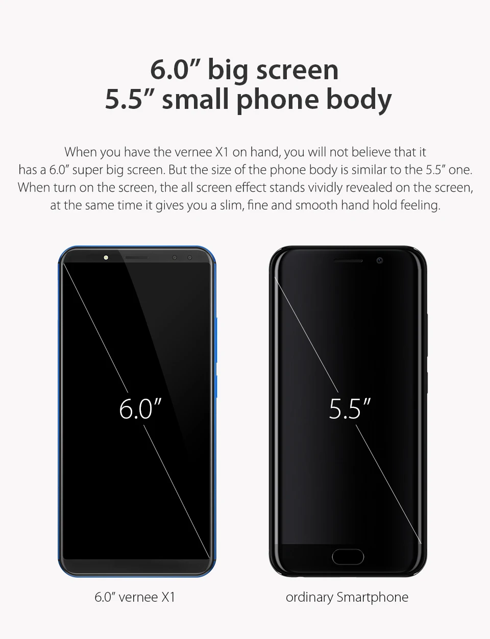 Vernee X1 6 ГБ ОЗУ 64 Гб ПЗУ 4G Смартфон Android 7 1 5 99 'ཎ:9 полный экран MT6763 6200 мАч 4 камеры