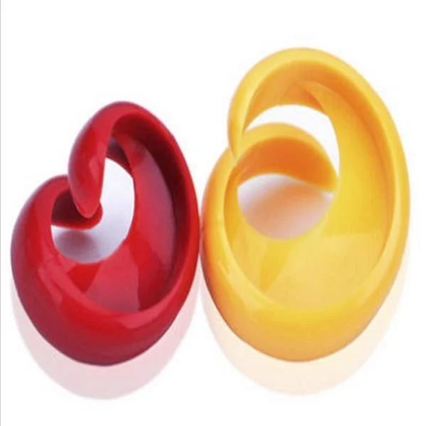 2 шт. Ручной Фантазии слайсер для нарезки сосисок спираль барбекю хот доги резак