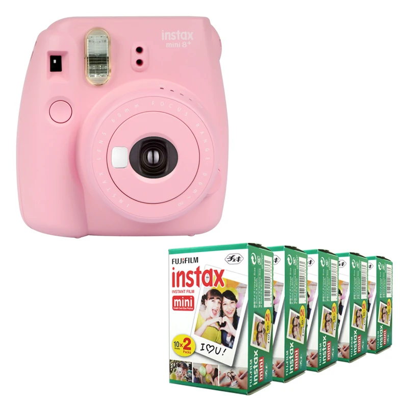 Fujifilm Instax Mini 8 Plus камера клубника + Fuji 100 Пленка мгновенный белый край фото простое