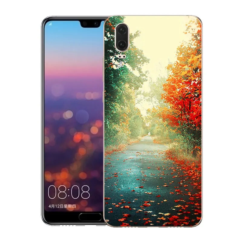 Ультратонкий Прозрачный чехол-накладка из ТПУ для Huawei P20 5 8 дюйма | Мобильные