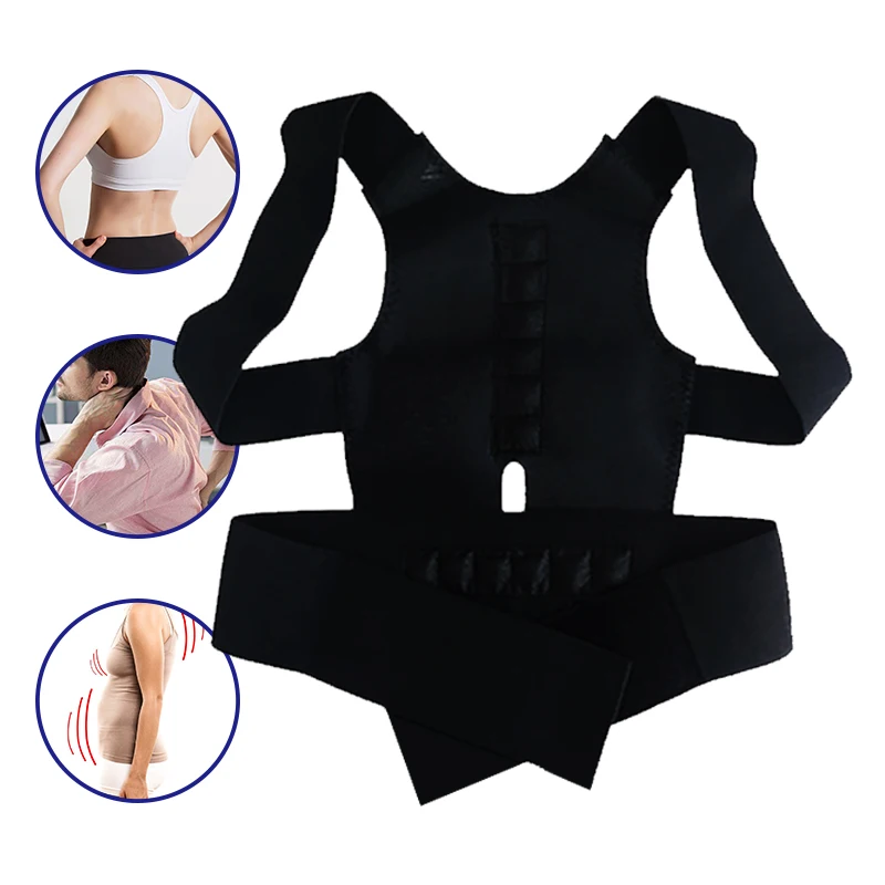 Регулируемый Корректор осанки для спины взрослых Спортивная безопасность