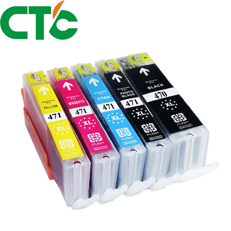 5 упаковок картриджи для принтера Canon Pixma MG5740 MG6840 MG7740 TS5040 TS6040 TS 470 5040|Чернильные