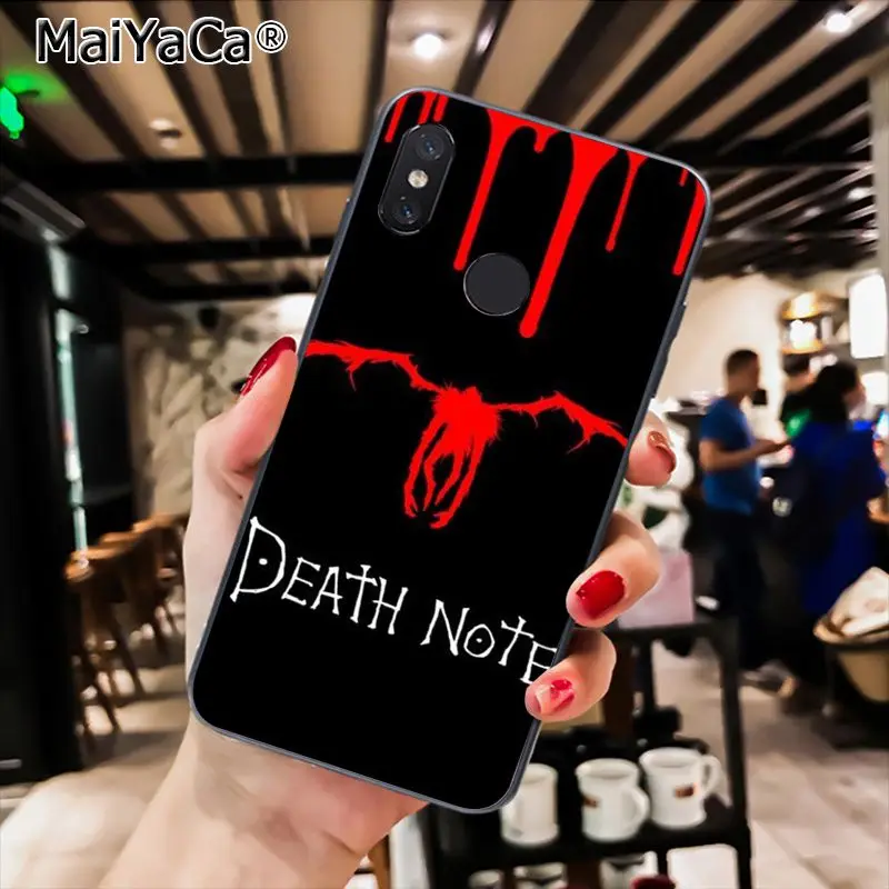 MaiYaCa Death Note Ryuk kira Coque Shell чехол для телефона Xiaomi Redmi4X 6A S2 Go Redmi 5 5Plus Note4 Note5 7 Note6Pro