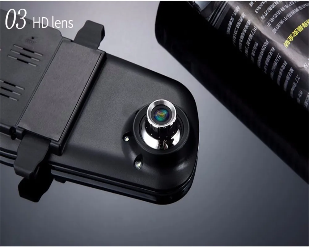Dvr камера 4 3 дюймов full HD 1080p для транспорта с двумя объективами рекордер 170