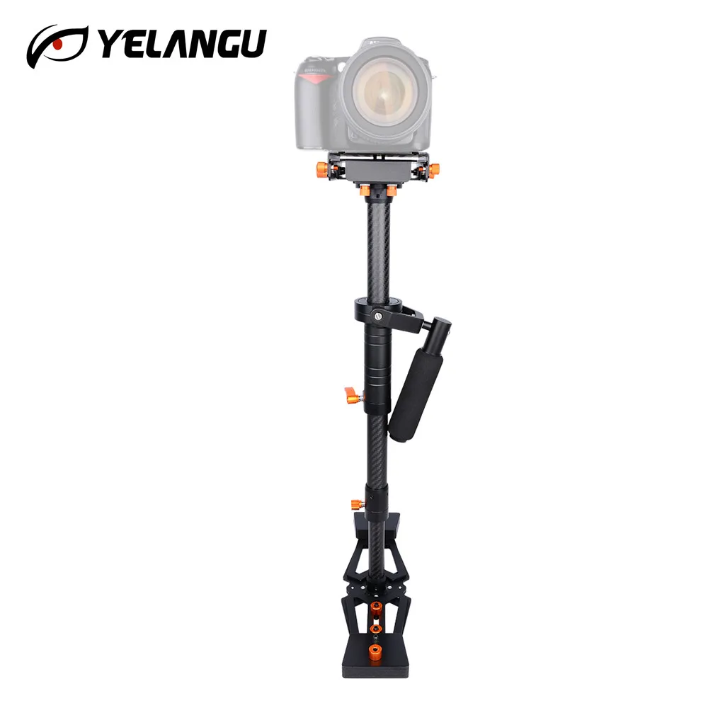 Высокое качество углеродного волокна 80 см Ручной Стабилизатор DSLR Professional Steadicam