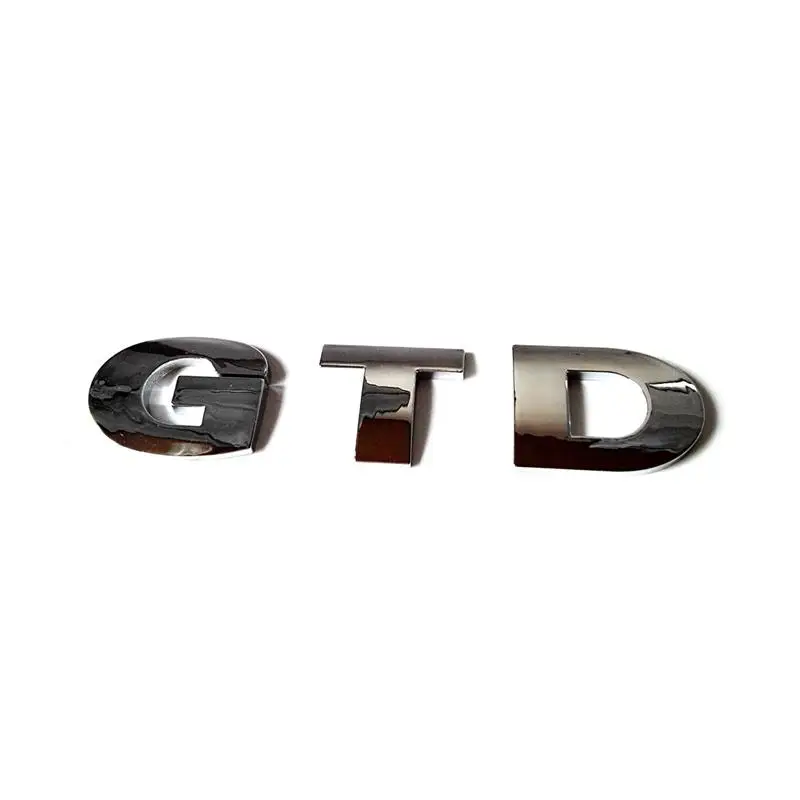 1 шт./лот Бесплатная доставка 3D пластиковая GTD Автомобильная эмблема значок